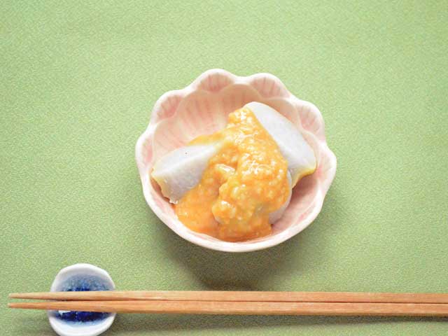 里芋の味噌ダレ