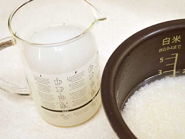 米のとぎ汁