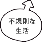 不規則な生活