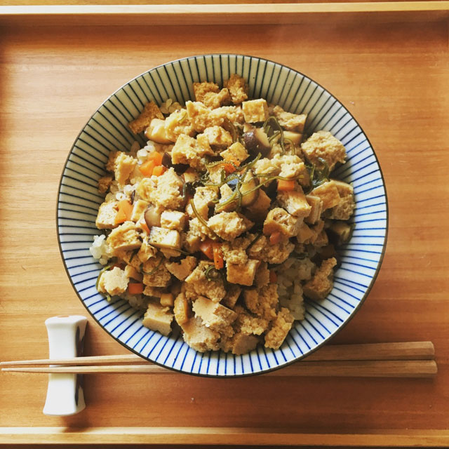高野豆腐丼