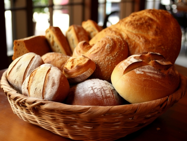 酵母菌の発酵によって作られるパン